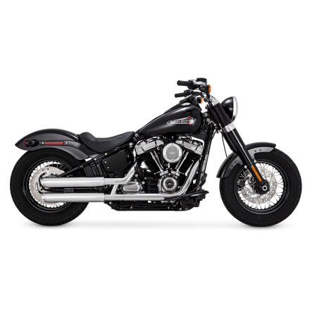 Harley Davidson Vance & Hines exhaust Softail 16875 TWIN SLASH 3-INCH SLIP-ONS side 2018 2019 2020